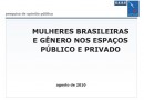 Mulheres Brasileiras e Gênero nos Espaços Público e Privado