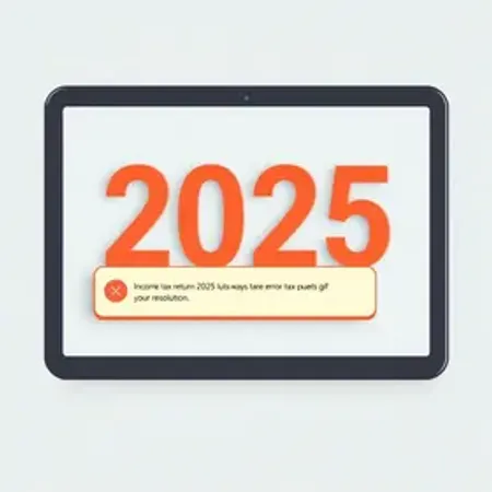 Erro na Declaração do Imposto de Renda 2025: Como Resolver