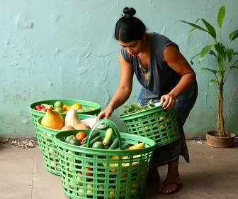 Cestas verdes: famílias do CadÚnico podem se inscrever para receber alimentos gratuitos