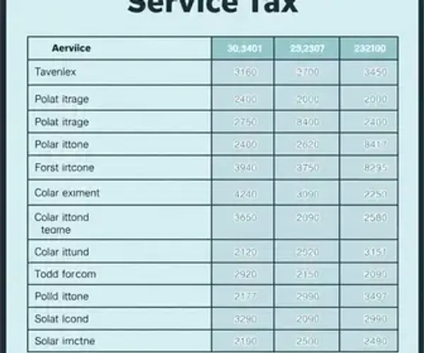Imposto prestação de serviço simples: tabela atualizada