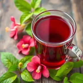 Como fazer chá de hibisco para desinchar e melhorar a saúde do coração